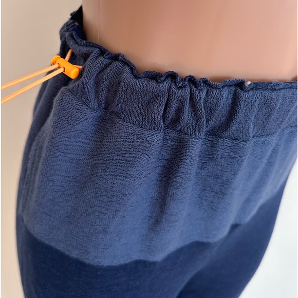 FREE PEOPLE |  two toned joggers with neon orange drawstring - Picture 8 of 13